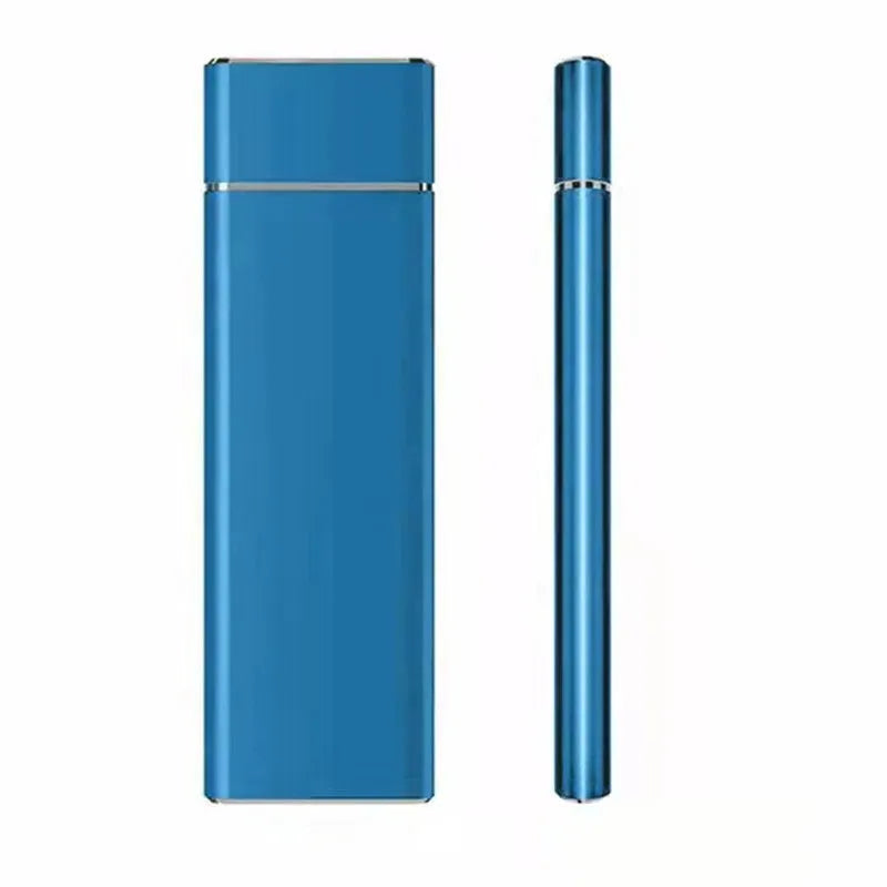 6TB ultra-thin metal mobile hard disk in five colour options with data cable