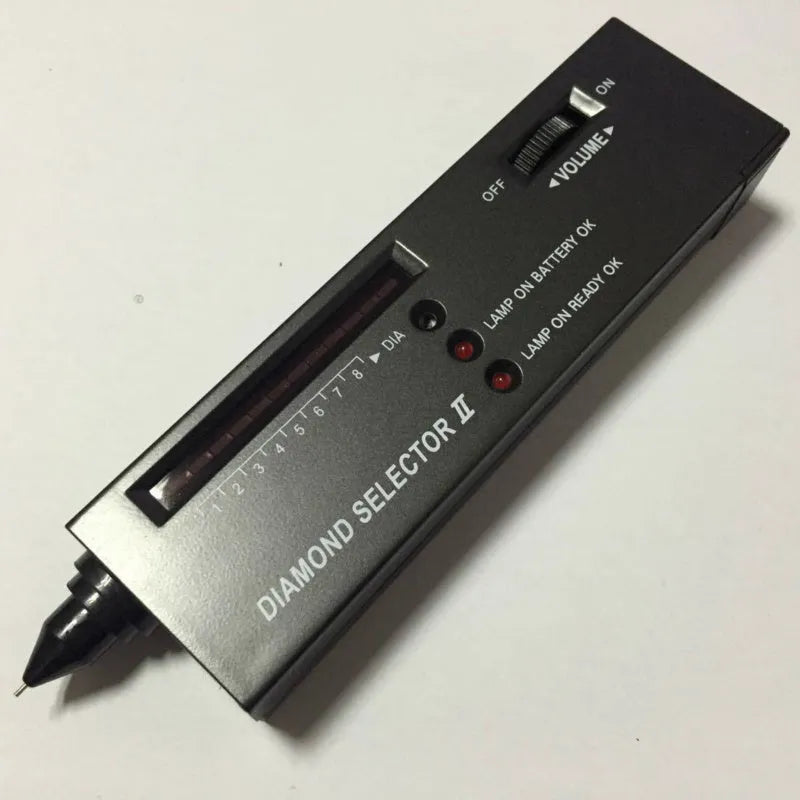 Black second generation thermal conductivity tester for diamond identification with metal probe