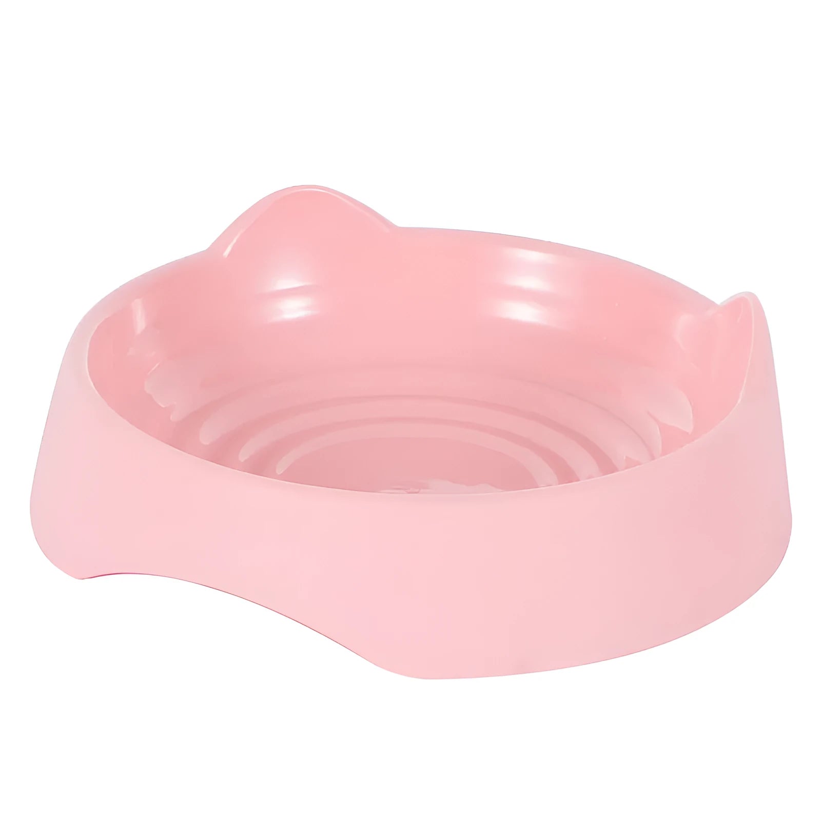 Ceramic dog slow feeder bowl with puzzle maze pattern in blue colour