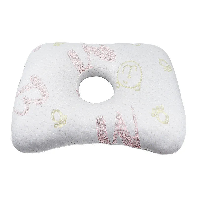 Single-hole ear pillow for salon use with detachable cover, shown in Boer Gray colour.