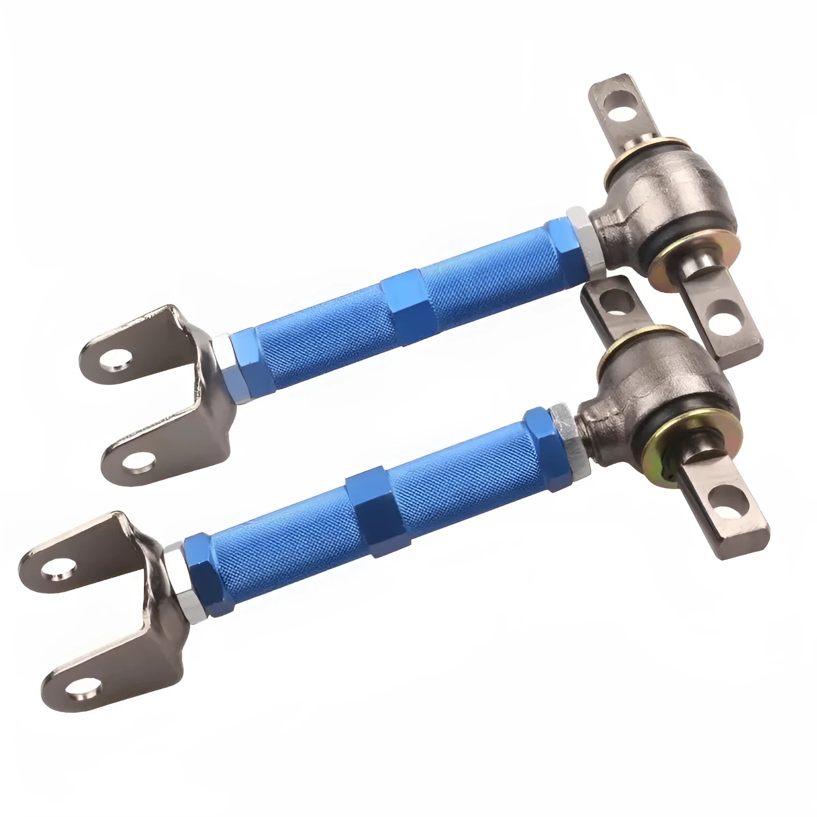 Honda Civic EP3 rear wheel recliner pull rod kit in aluminium alloy with blue and red colour options