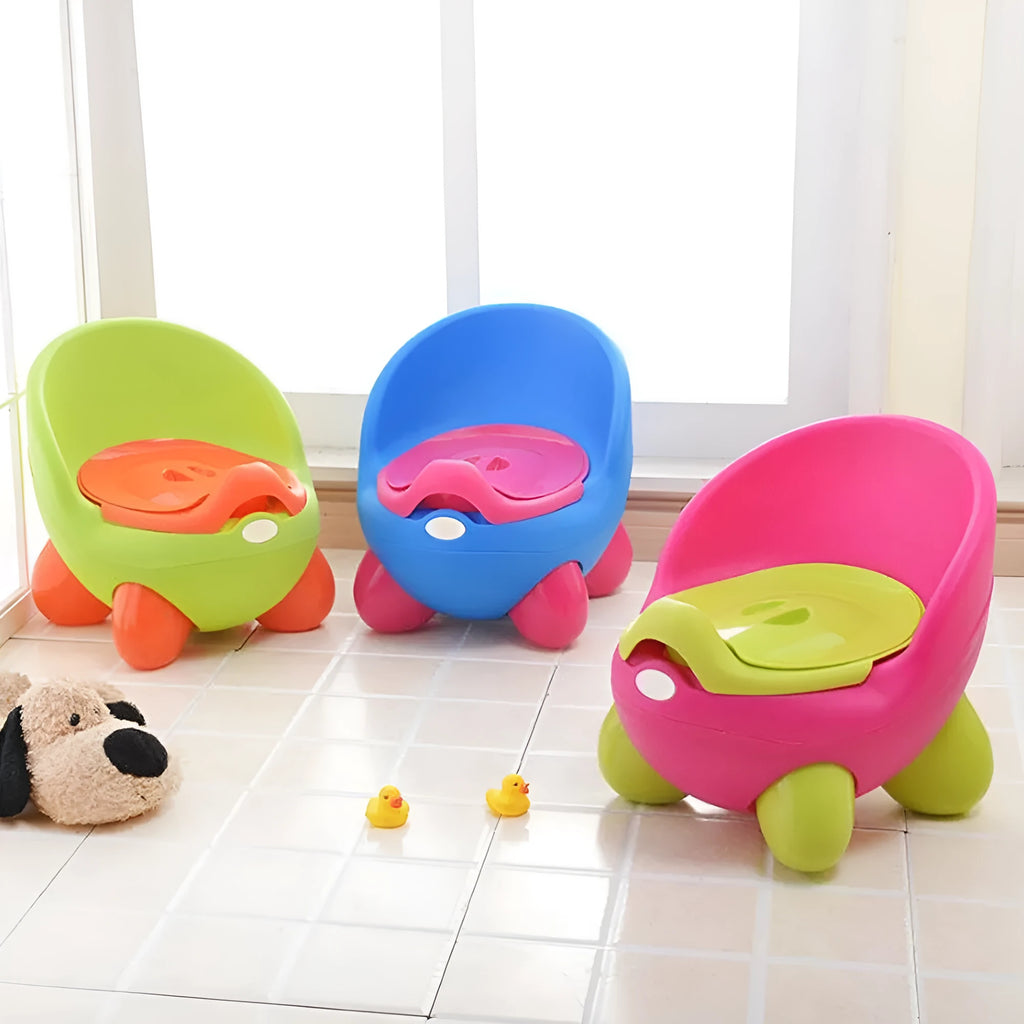 Dandan Children's PP plastic baby toilet for potty training in a choice of six colours.