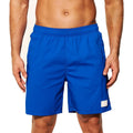 Men's solid-colour quick-drying nylon beach shorts with straight leg opening
