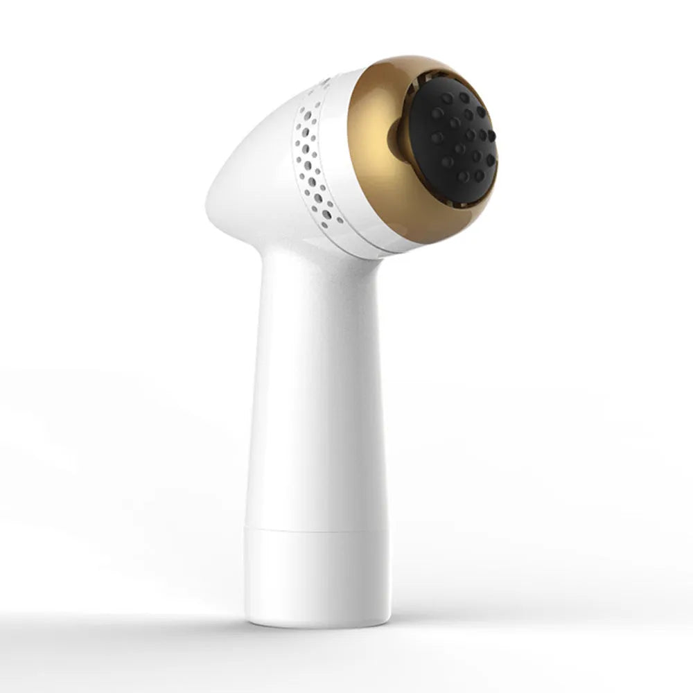 Electric foot grinder with quartz grinding head in gold, pink gold, and white silver colour options