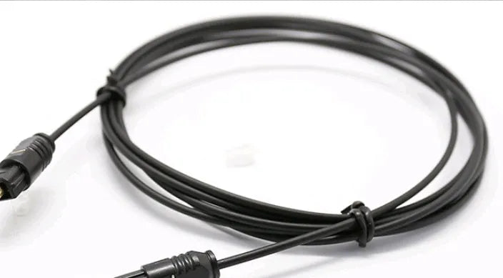 OD2.2 optical digital audio cable with PVC jacket shown in selected length