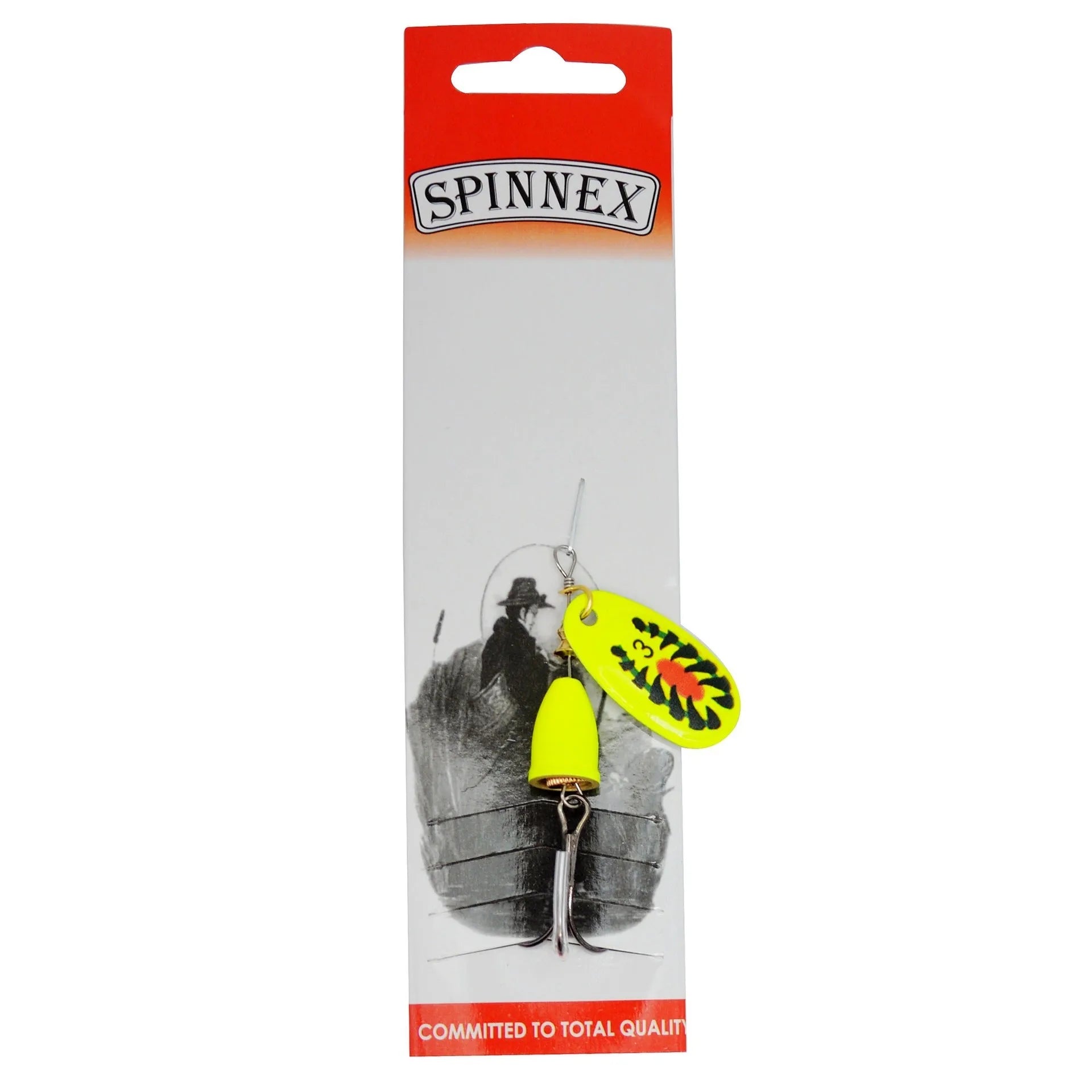 Composite fishing lure with rotating sequins and copper bell in multiple colour options