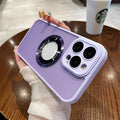 Frosted magnetic protective case for Apple iPhone 15 phone in various colours