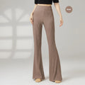 Adult woman's solid colour dance practice pants for classical and sports dance training.