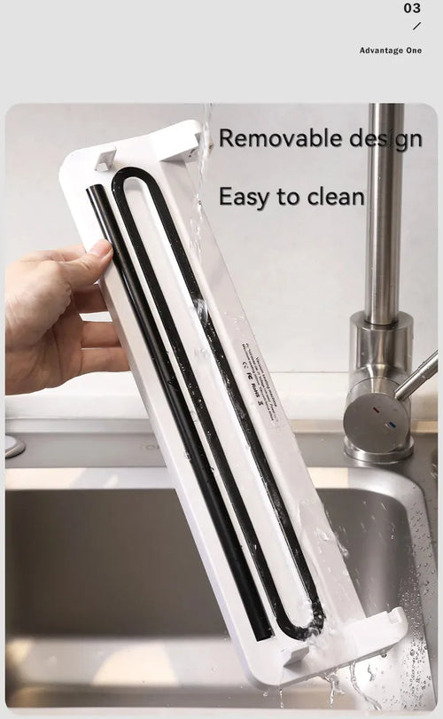 Compact black automatic vacuum sealer machine for household food preservation and item protection