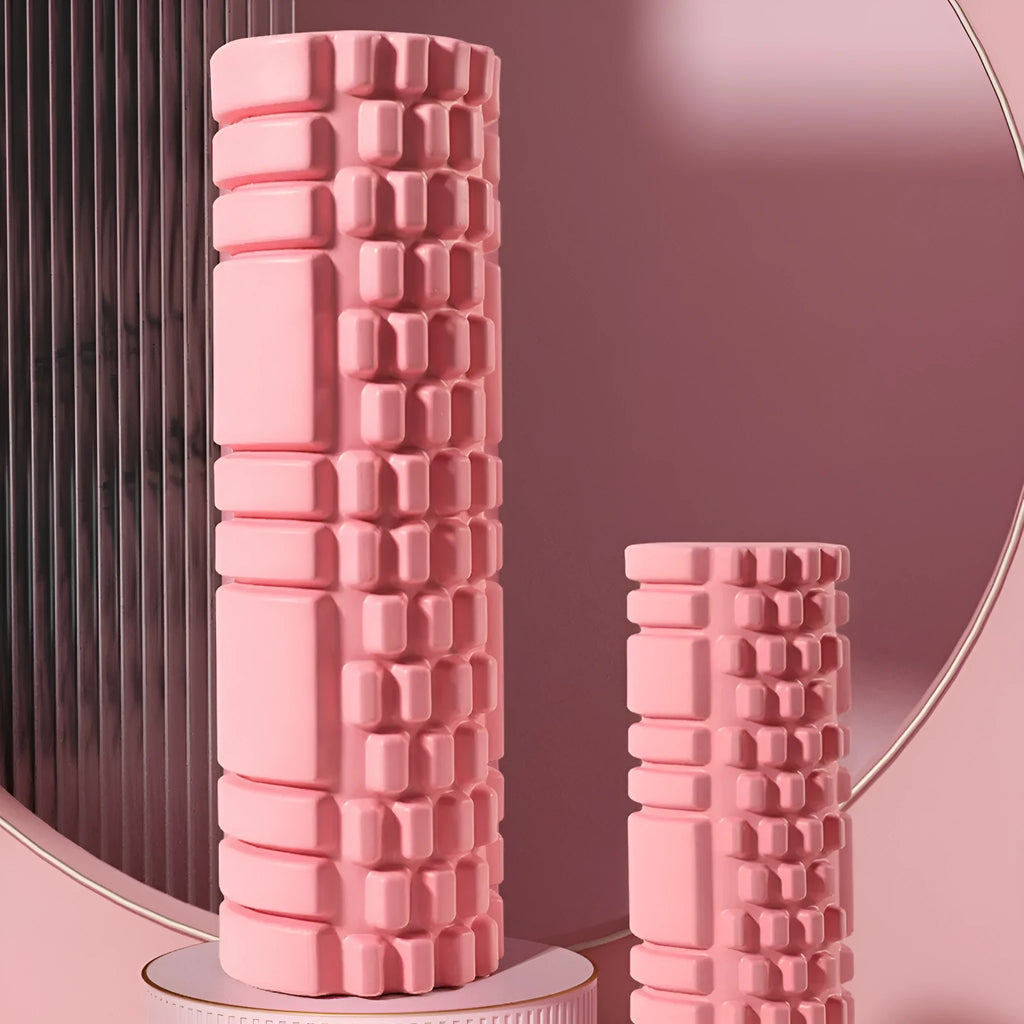 EVA foam roller in multiple colours and sizes for fitness recovery