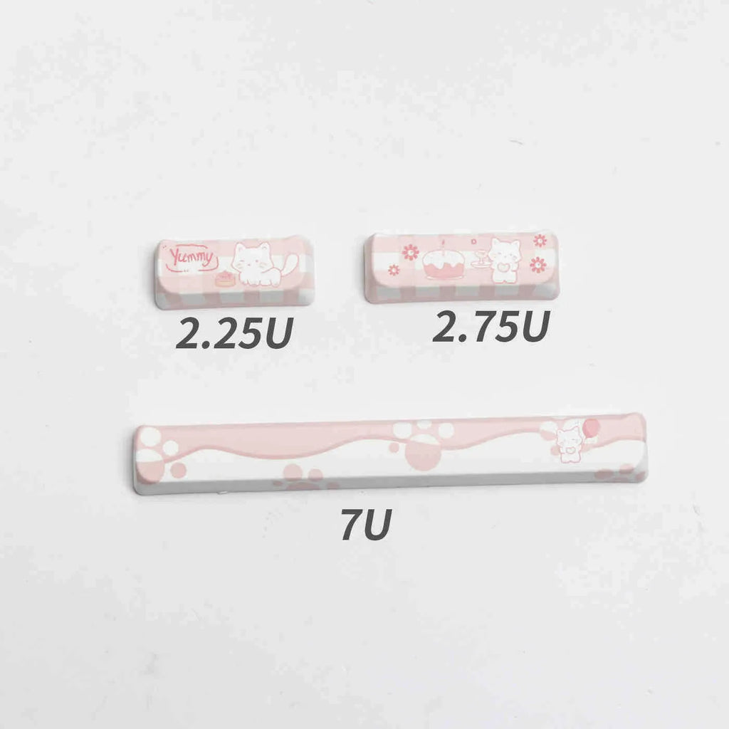 Full set of PBT sublimation printed key caps for mechanical keyboards with over 98 keys
