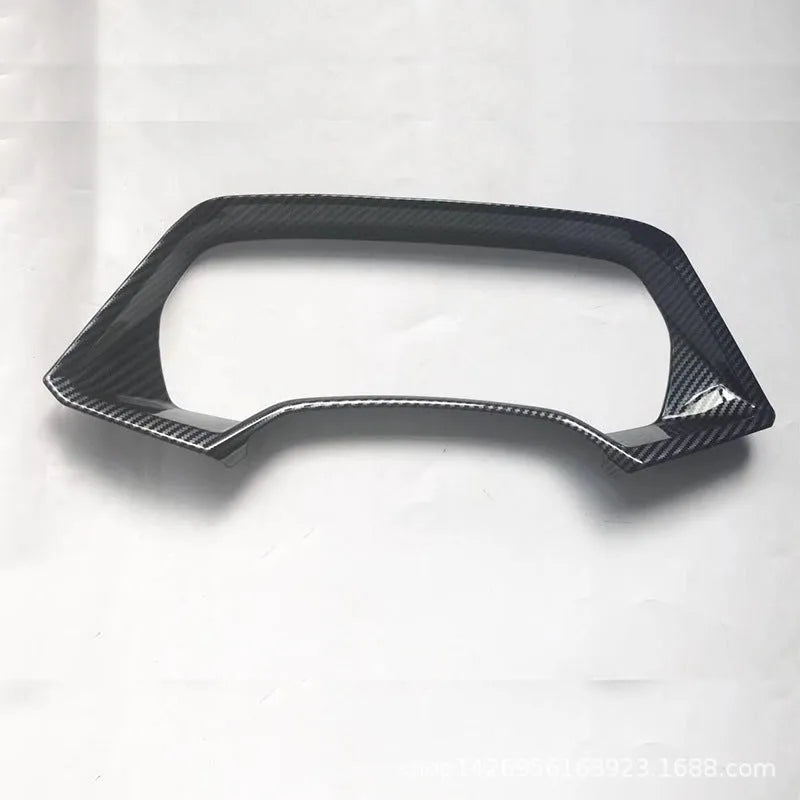 BMW X5L dashboard decorative frame in carbon fibre or peach wood finish