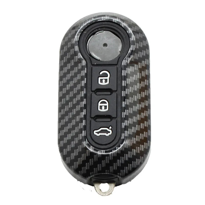 Fiat 500 Boyue Ottimo Viaggio ABS plastic remote key case in black red dark blue colours