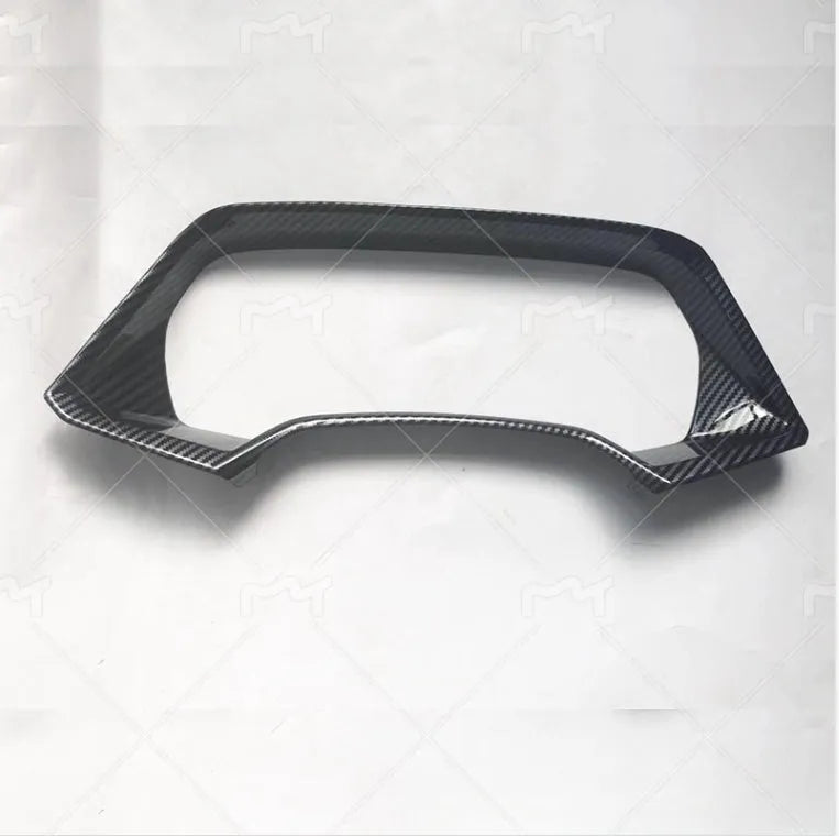 BMW X5L dashboard decorative frame in carbon fibre or peach wood finish