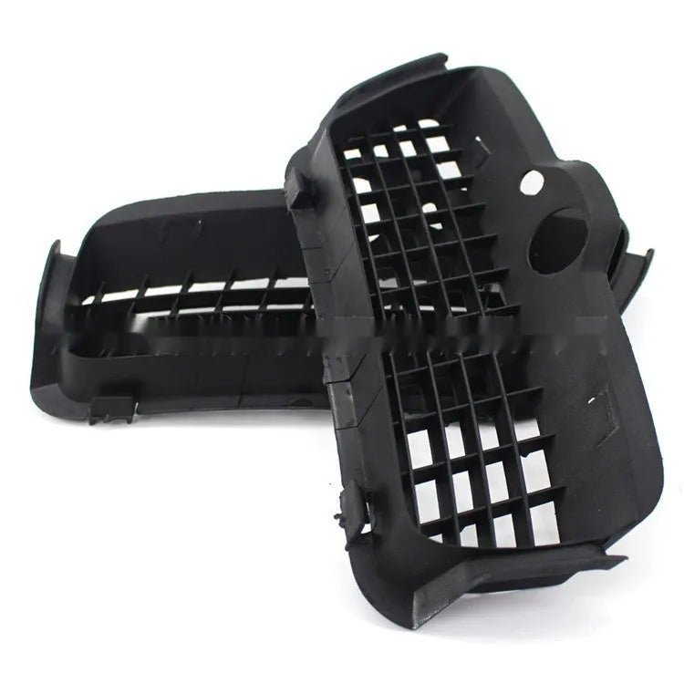 Black ABS plastic fog lamp cover pair for Volkswagen Golf 3 front bumper lower grille replacement