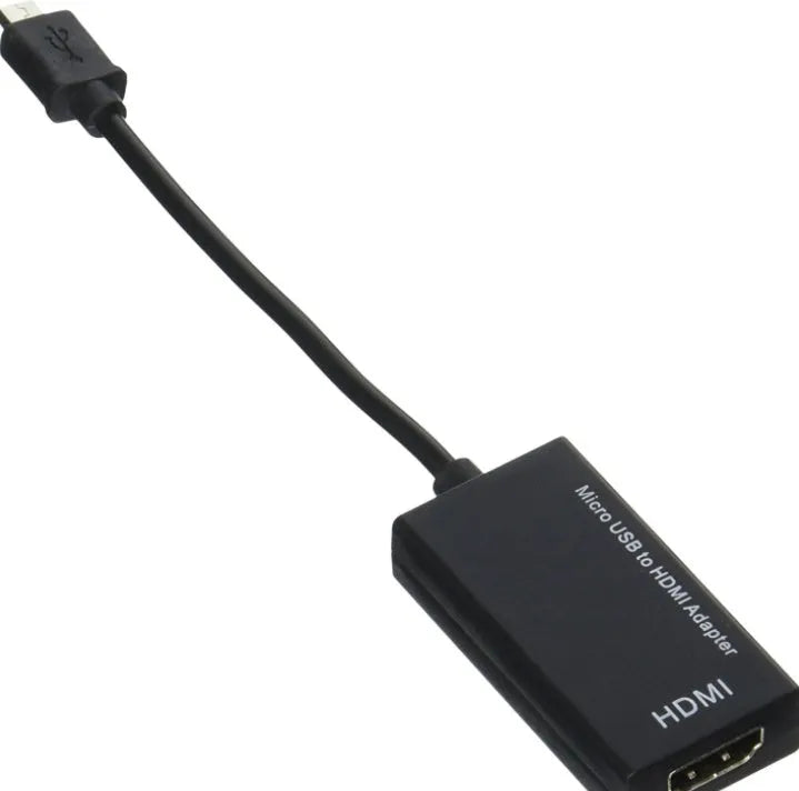 Black DisplayPort to HDMI adapter cable with 12cm length for connecting computers to TVs and projectors