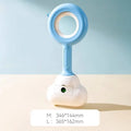 Blue cloud shape jaw dog poop scooper with comfortable grip for outdoor waste cleanup