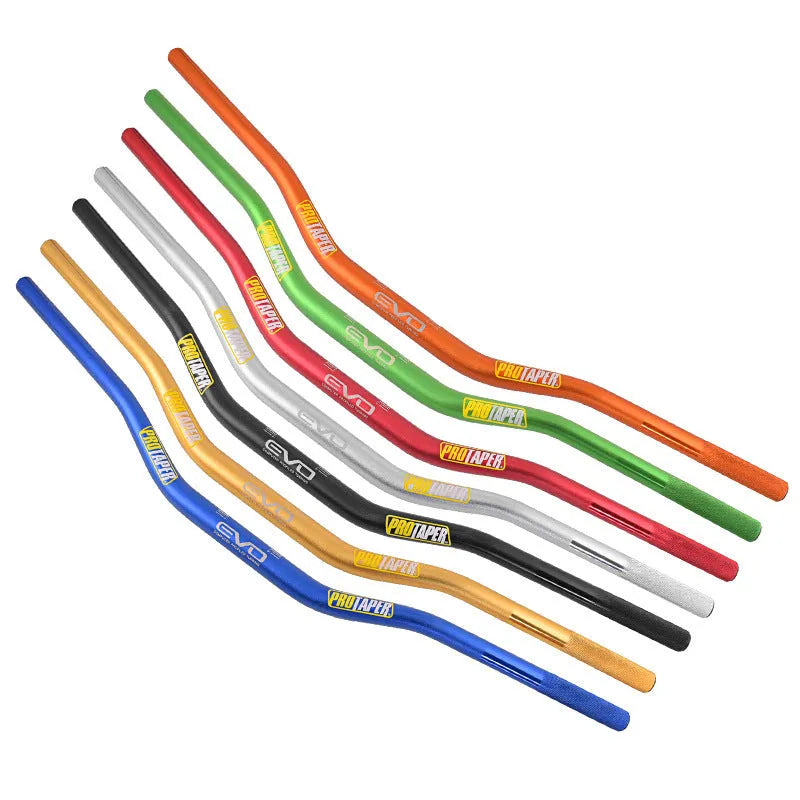 Scrambling motorcycle handlebar orange aluminium alloy 28mm diameter