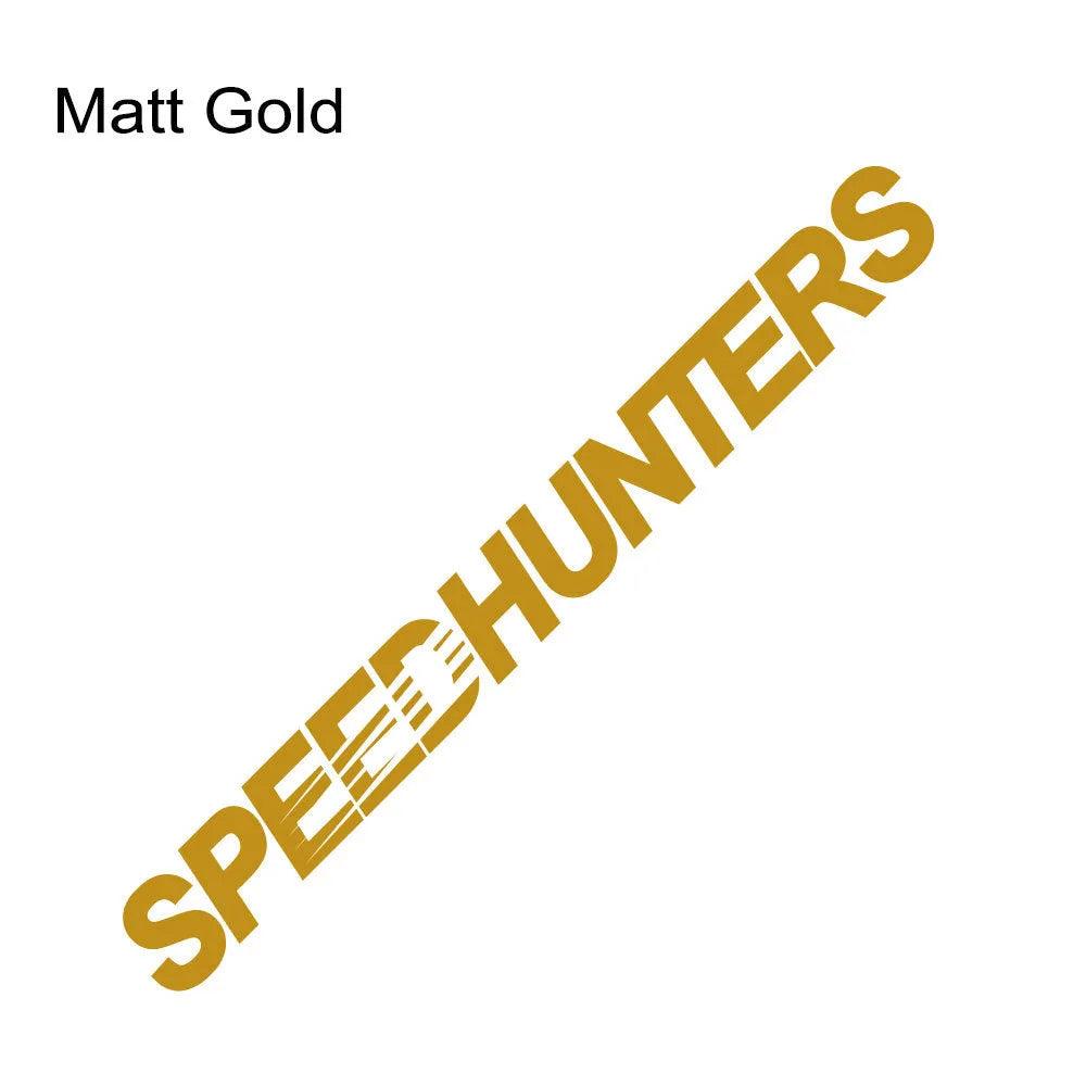 Reflective graphic vinyl car sticker measuring 59 by 10 centimetres.
