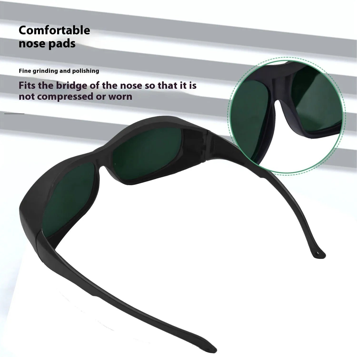 Protective welding goggles with photon skin rejuvenation features and laser protection