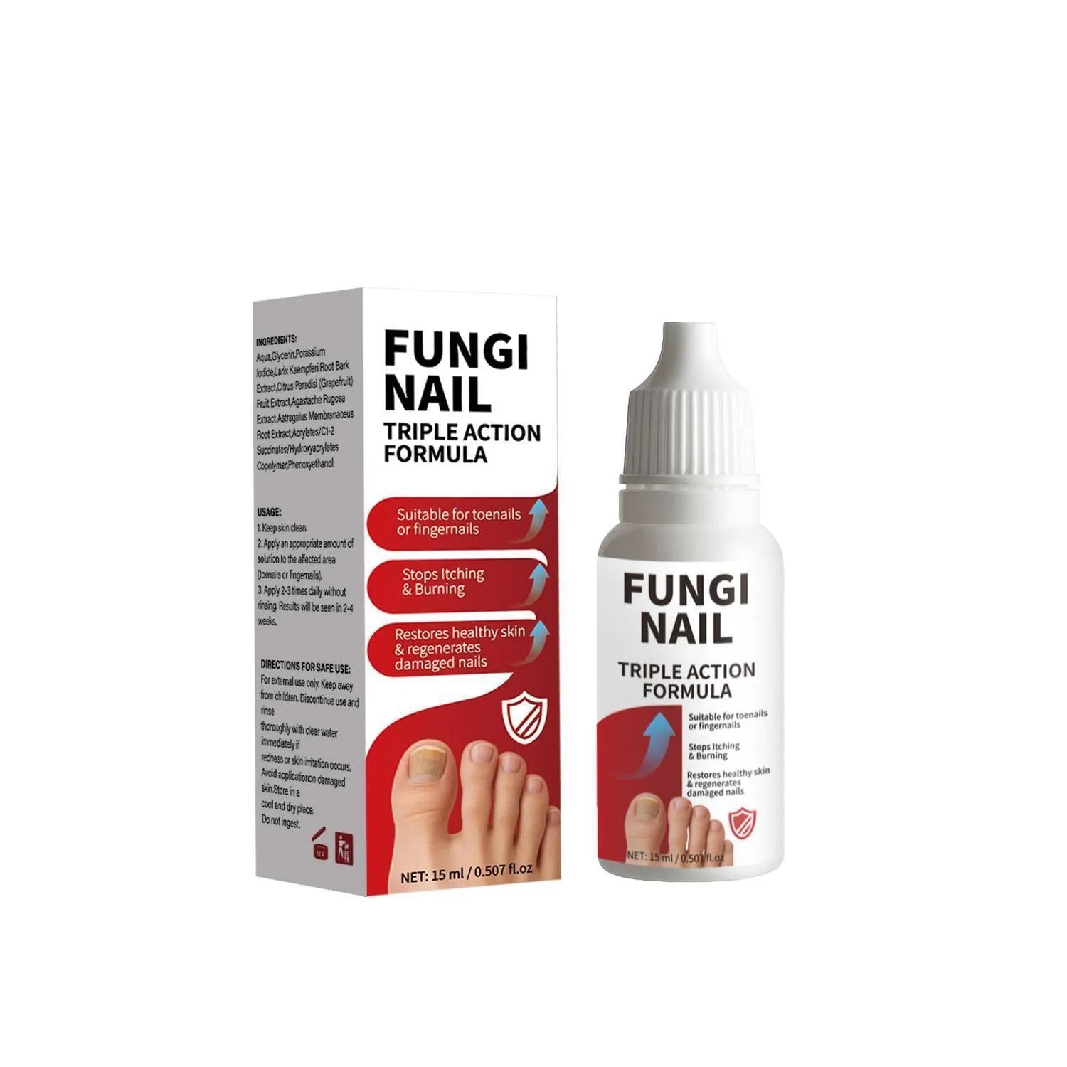 15ml anti-fungal nail repair solution bottle with FP-A072 specifications