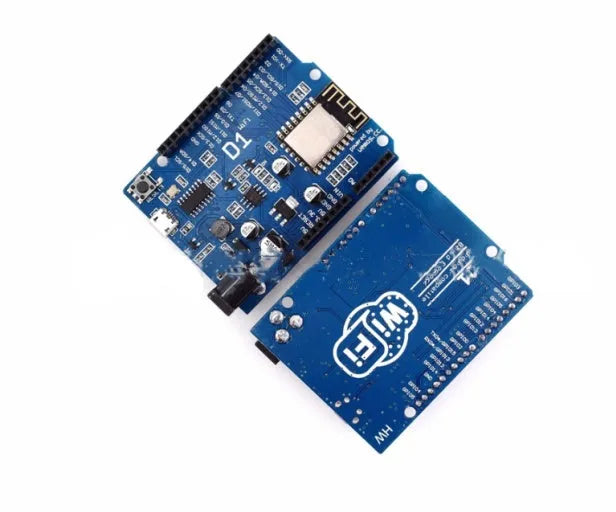 Black ESP8266 WIFI development board with Arduino compatibility and onboard power supply