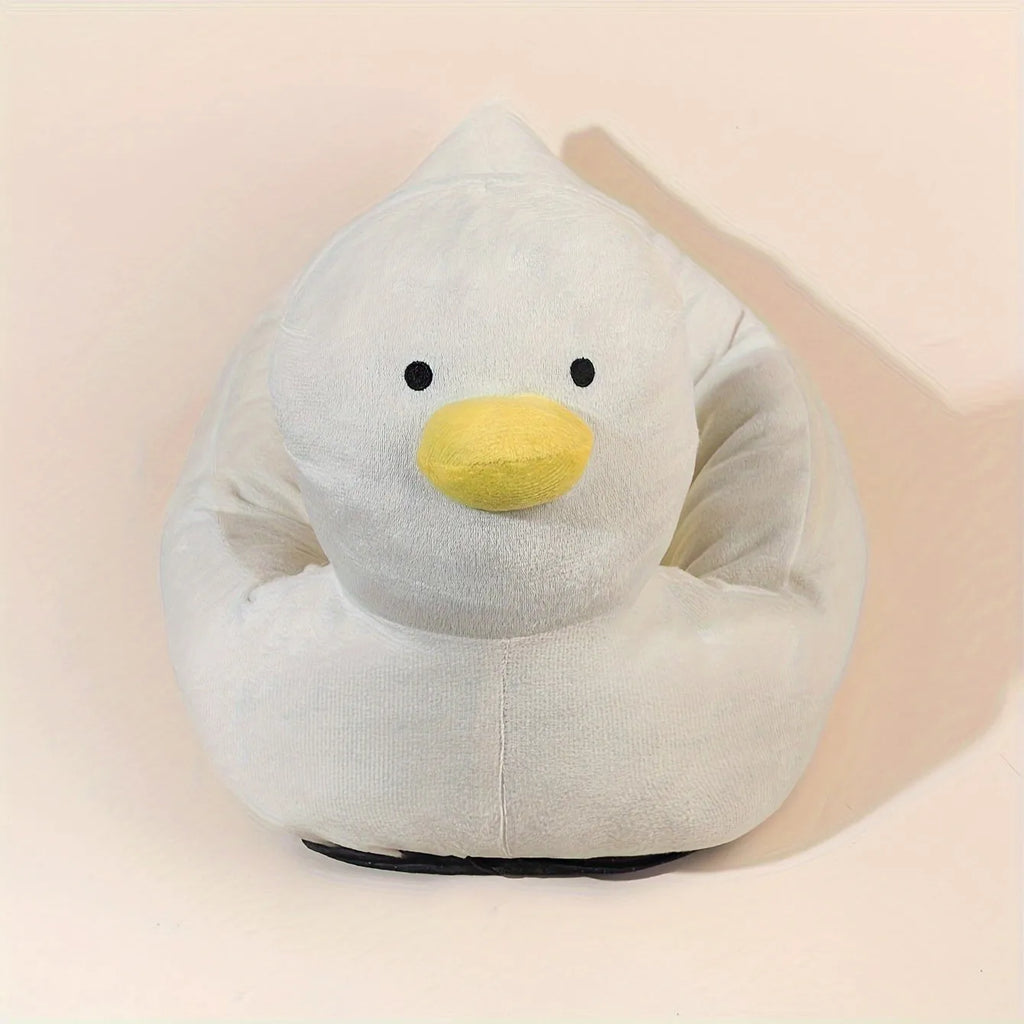 Duck shape soft polyester pet bed for small dogs and cats in blue or white colours