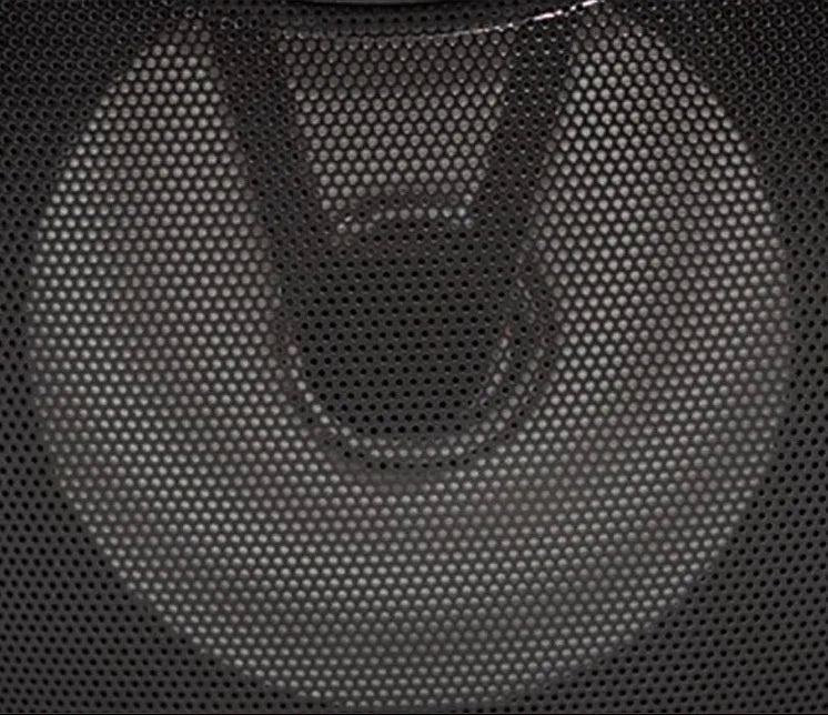 Portable Bluetooth speaker in black, blue, or pink with USB and SD card slots.