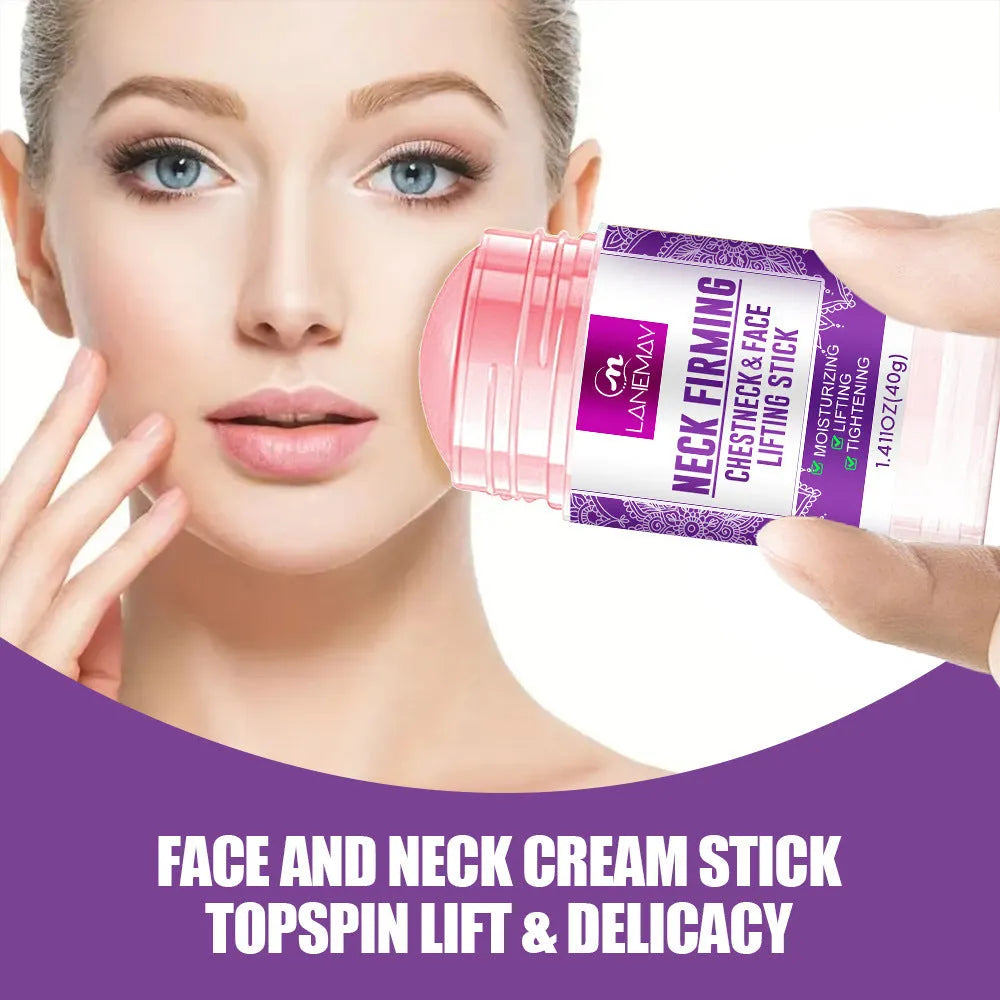 40g bottle of anti-wrinkle neck firming cream for moisturising and brightening skin