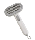 Large pet hair removal comb with floating blades in light green, pink or light grey colour options