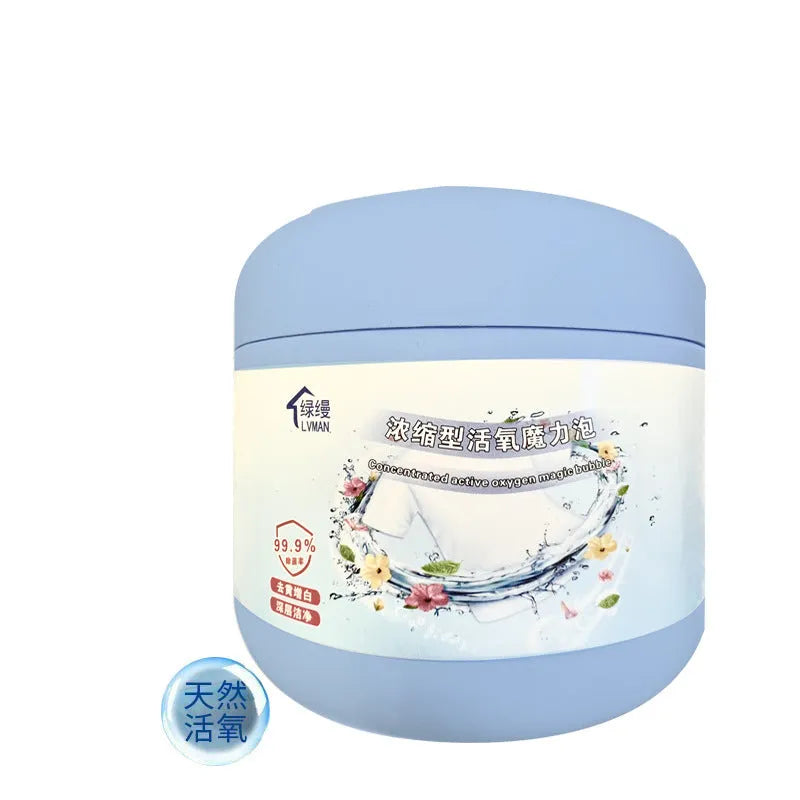 400g bottle of Strong Decontamination Salt Fizzer Active Oxygen Bleaching Powder for laundry