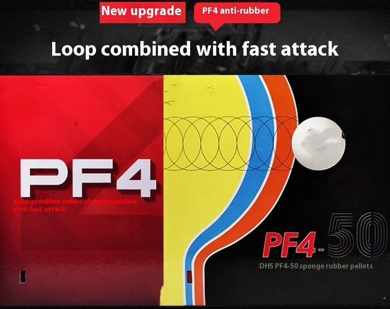 Fast Attack Sticky Classic-50 table tennis racket in red and black colour options.