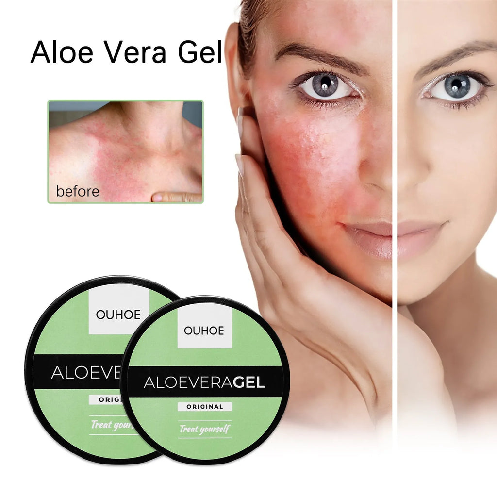 Black packaging for Luxe Gel Tanning Cream and After Sun Aloe Vera Gel set in 50g or 100g sizes.
