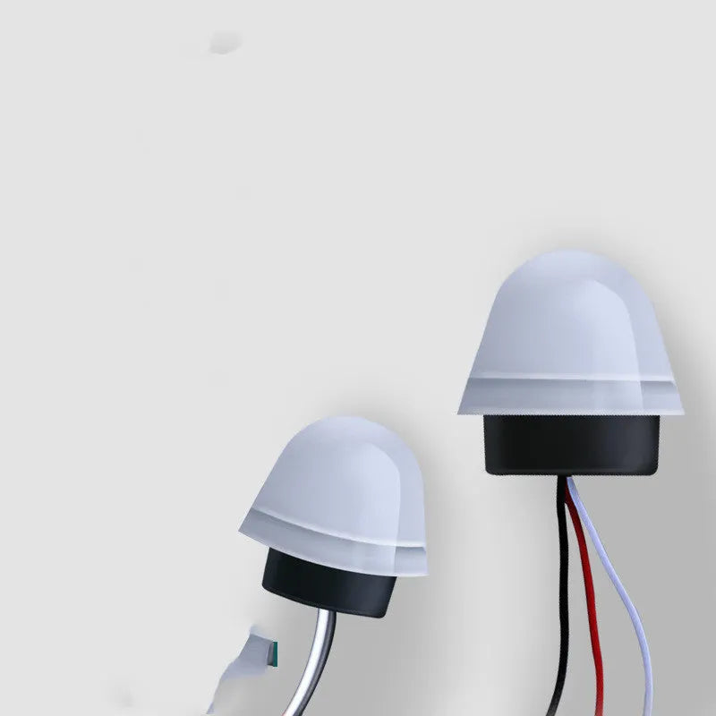 White automatic induction street lamp with 3-5 metre sensing range and 220V operation