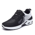 Women's flyknit running shoes with stripe pattern in multiple colour options