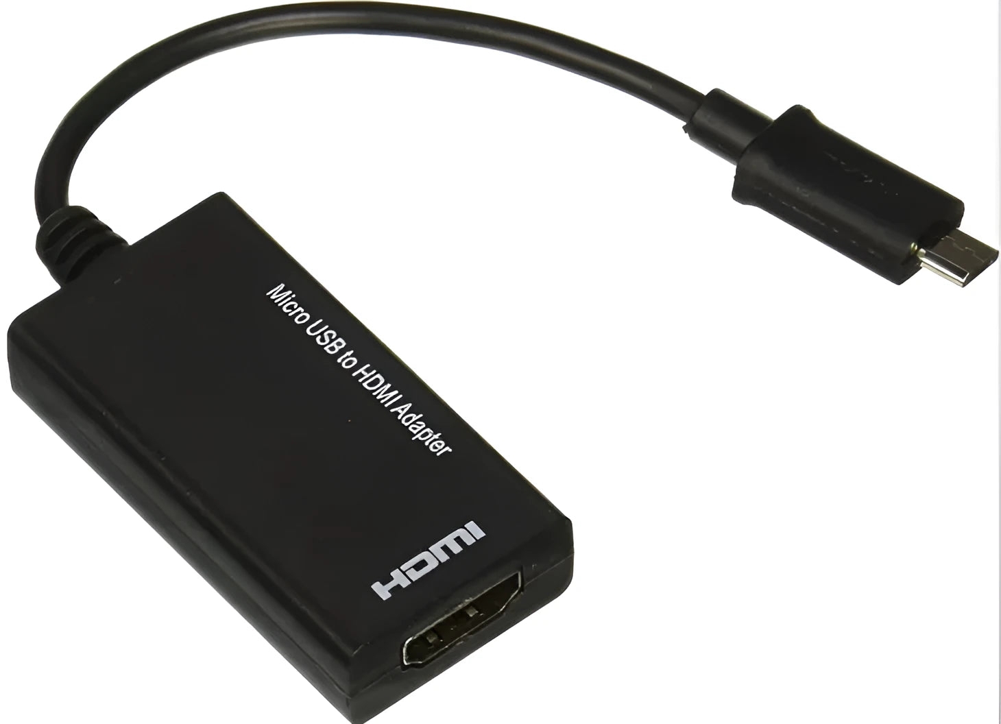 Black DisplayPort to HDMI adapter cable with 12cm length for connecting computers to TVs and projectors