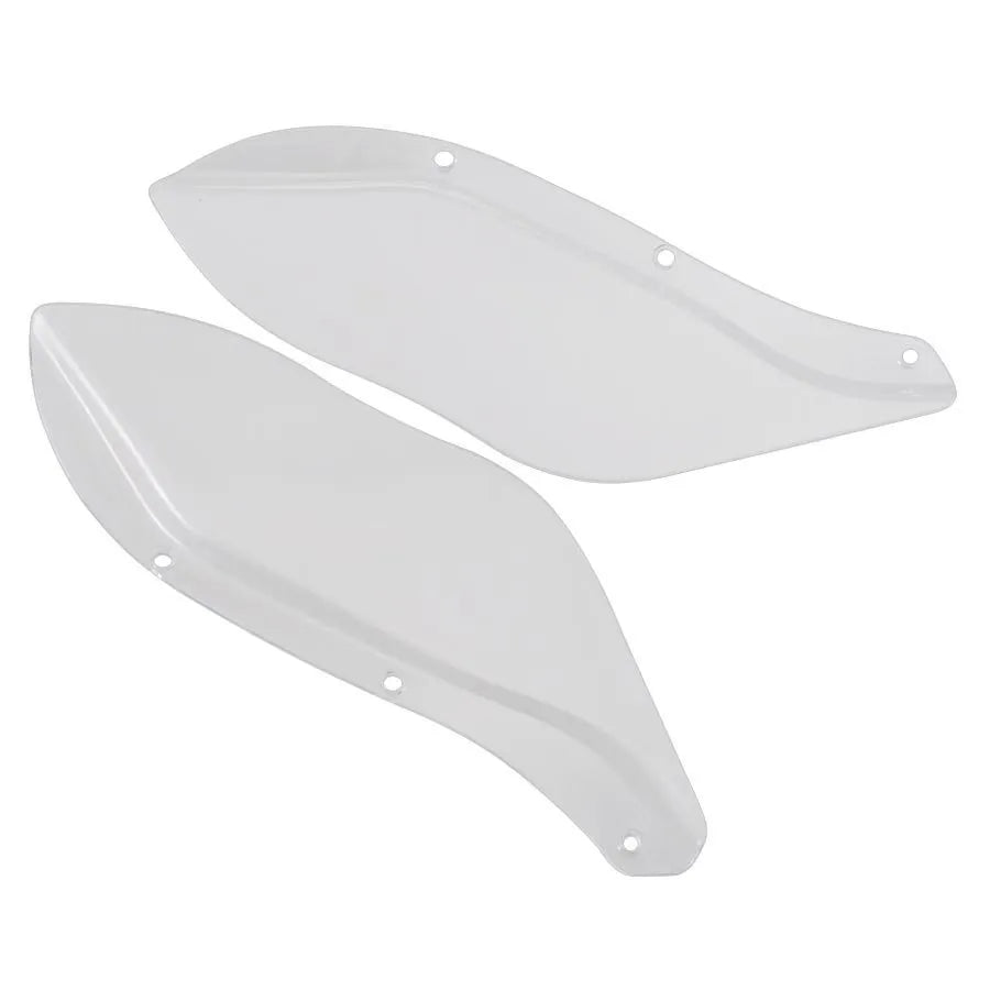 Black transparent ABS plastic side wing head covers for Harley Davidson Touring motorcycle windshield