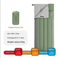 Four seasons adult camping sleeping bag with storage bag in Jiangnan Spring colour