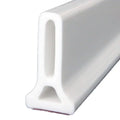 Flexible silicone bathroom water blocking strip in white, black, and grey colour options