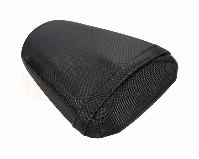 Suzuki GSXR1000 motorcycle front and rear seat covers made of black PU material