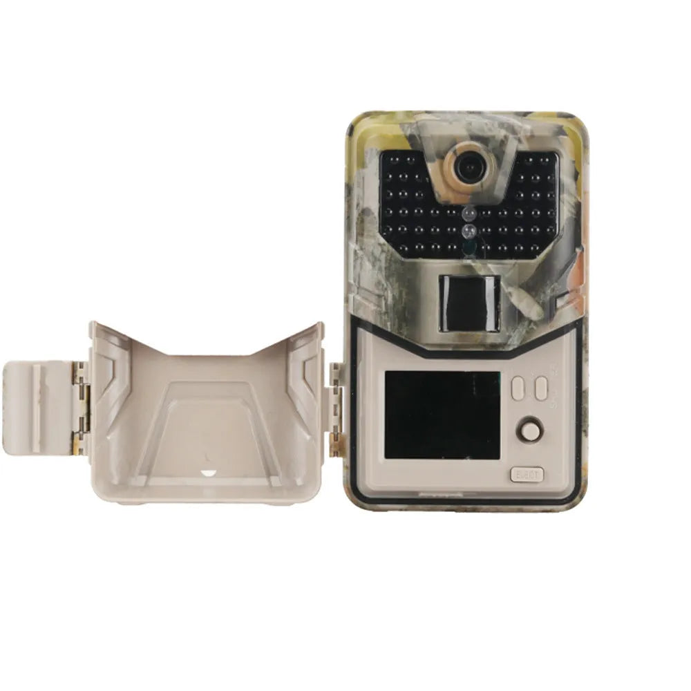 Camouflage outdoor Bluetooth hunting camera with infrared LEDs for night vision