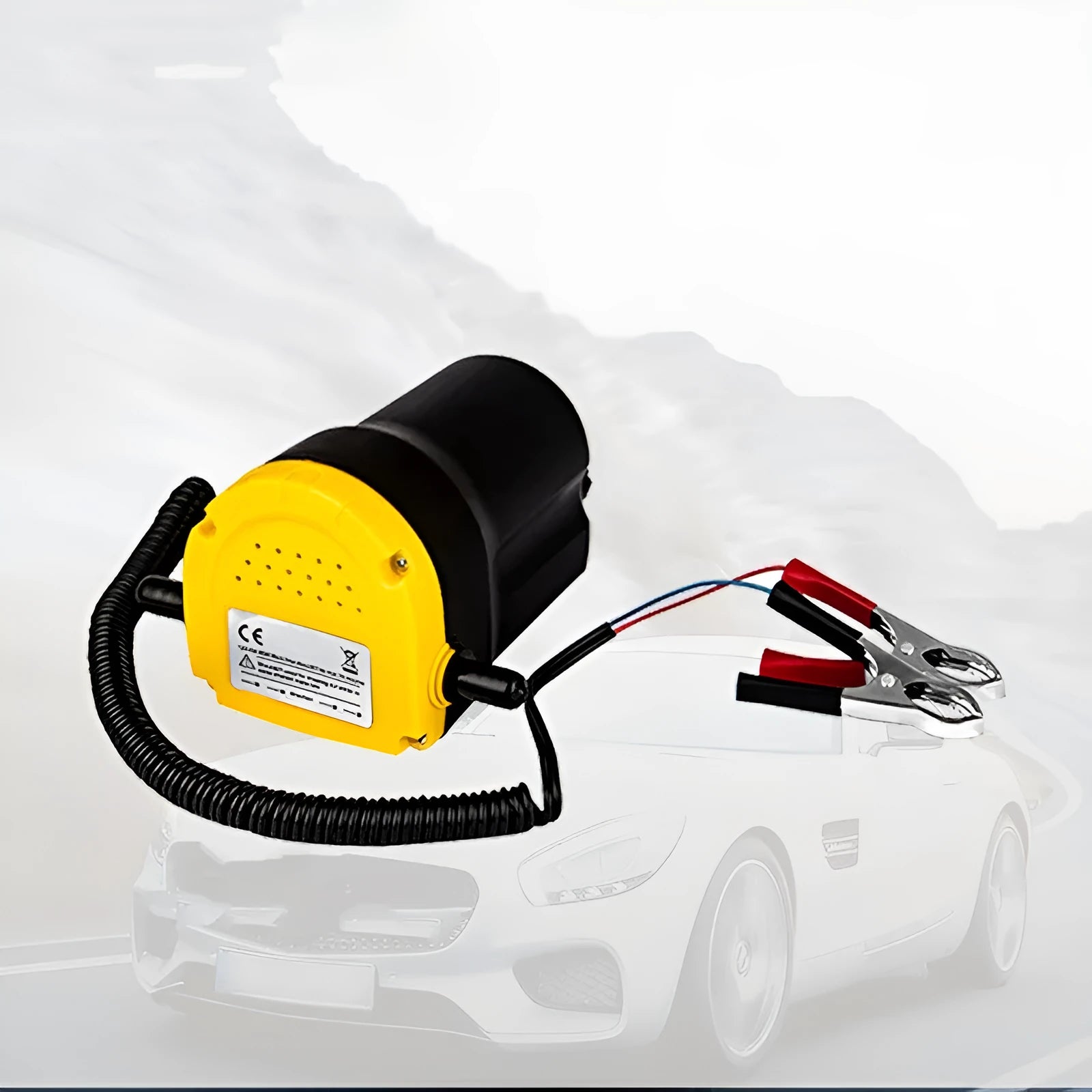 12V electric self-priming oil gear pump with engineering plastic body for transferring engine oil