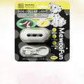 ABS pet luminous collar with LED hanging lamp ring in four colour variations