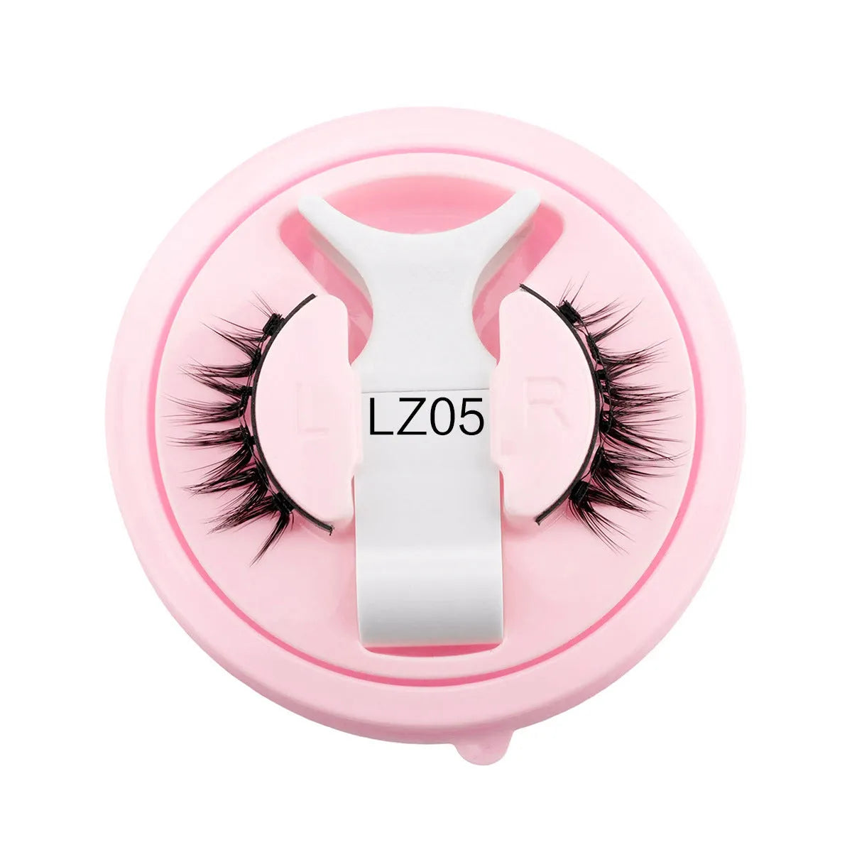 Reusable waterproof false eyelashes with natural thick style and glue-free strip