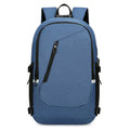 Solid colour oxford cloth computer backpack for men with street trend style and 20-35 litre capacity