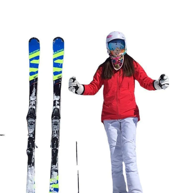 Skiing bandage shoulder strap with hook and loop closure in black, blue, pink, or red colours