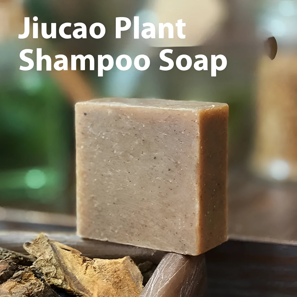 Nine Grass silicone-free cold process shampoo soap bar, 72g weight