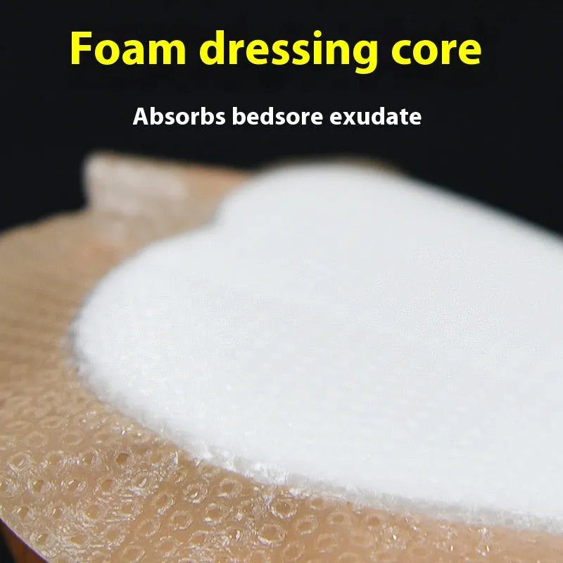 Large skin colour silicone gel foam medical dressing for bedsore prevention