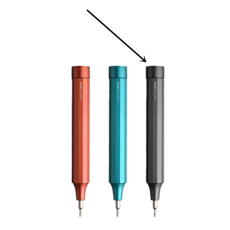24-in-1 precision screwdriver set with aluminium handle and magnetic bit storage for phone and computer repairs