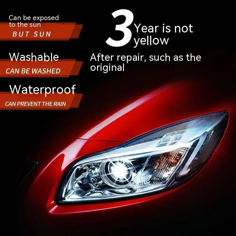100ml bottle of car headlight restoration liquid for plastic lens cleaning